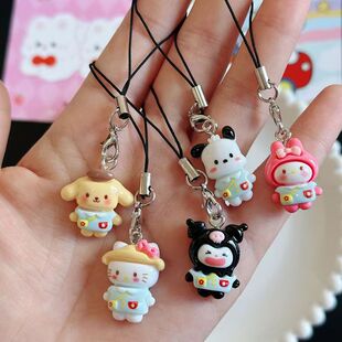 [Sanrio, cute mobile phone, backpack accessory, cartoon pendant, for beloved, Birthday gift]