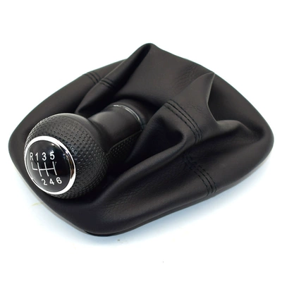Cab and accessories Car Black Pvc Gear Shift - black-cover-6th-gear-12mm