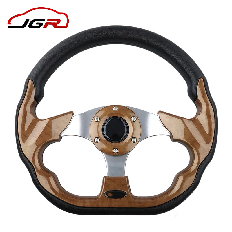 Car modification PU steering wheel, personalized racing game kart 13-inch 320mm racing amusement car steering wheel
