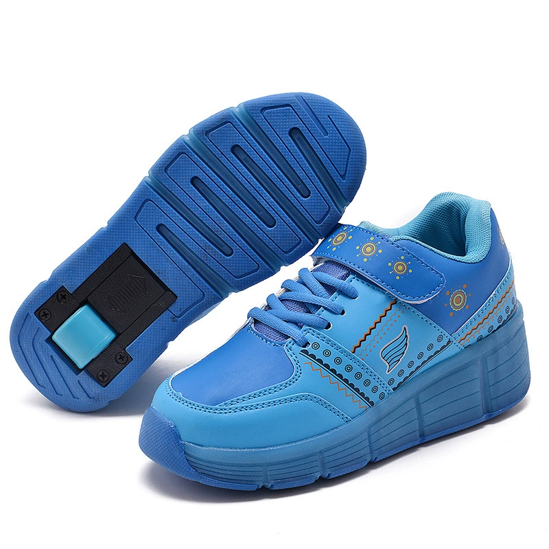 Детская обувь Heelys для мальчиков и девочек, обувь для катания на роликах, обувь для ходьбы на колесах, невидимые летающие туфли на четырех колесах, сетчатая весна и лето, новый стиль.