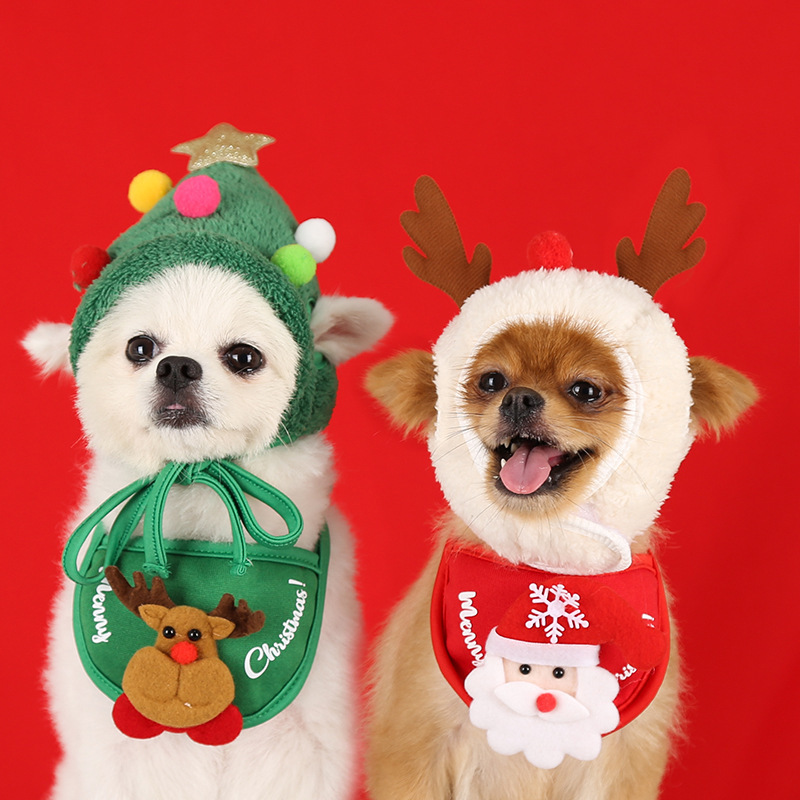 Estilo De Dibujos Animados De Poliéster Navidad Mascota Sombrero 1 Pieza display picture 3