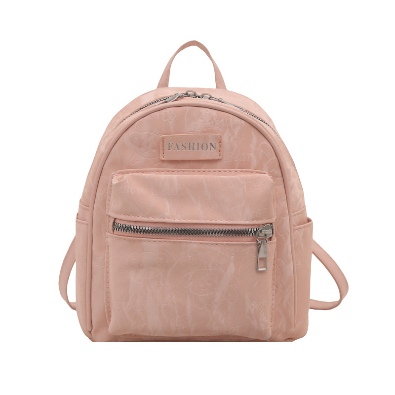 Mochila simple y moderna de todo fósforo, personalidad femenina, ocio, estudiantes, clase, primavera, nueva textura, mochila popular