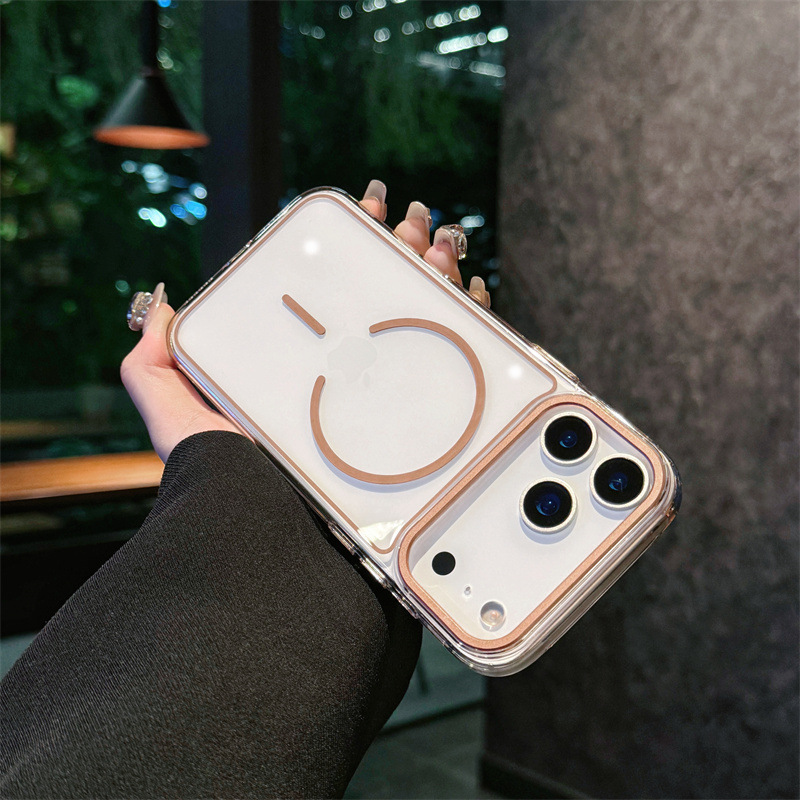 时尚超薄高透磁吸无线充适用iPhone17苹果16ProMax手机壳14新款潮|undefined