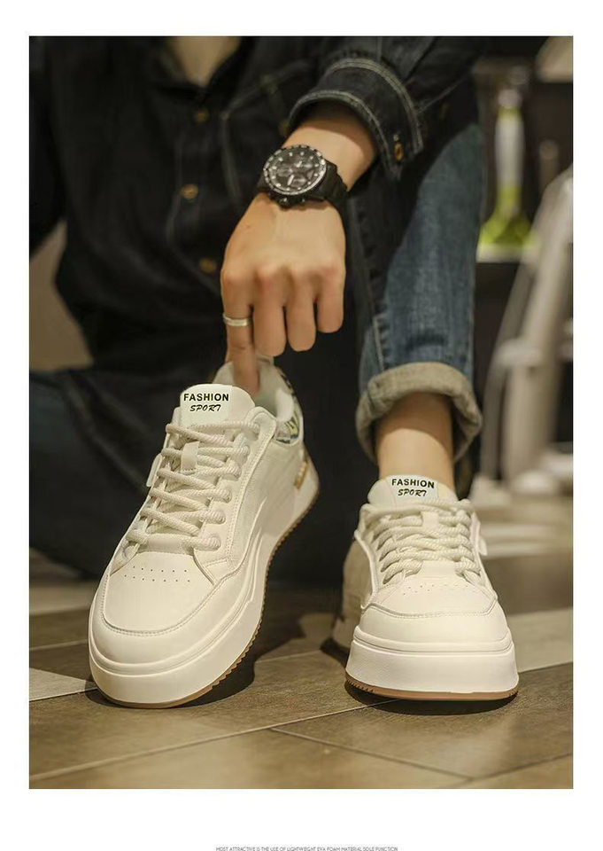 Giày sneaker trắng nam cổ thấp, nhẹ nhàng thoáng khí, phong cách retro dễ phối đồ — R 565m Trắng, R 565m thẻ chi tiết 10
