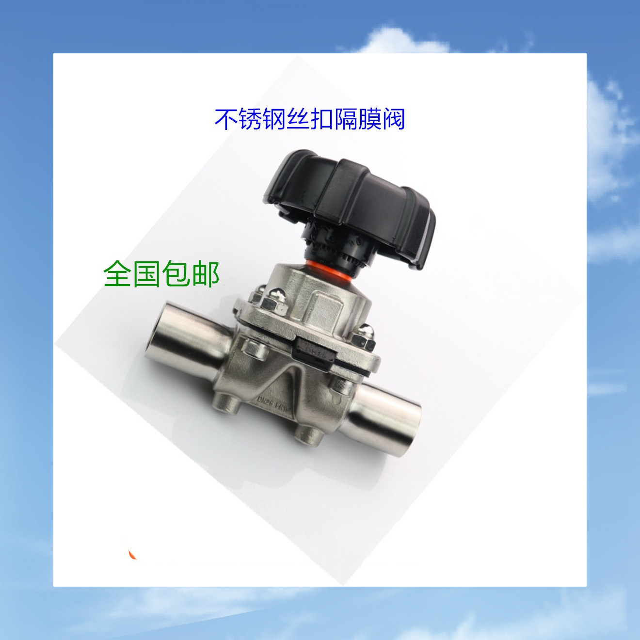 GM-25丝扣隔膜阀 不锈钢304螺纹隔膜阀316L丝扣隔膜阀 真空隔膜阀