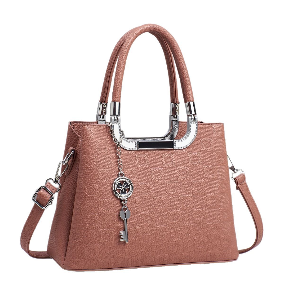 2025 marca atmósfera para enviar a la madre bolso de mano de las mujeres de mediana edad bolso de mensajero de todo fósforo nuevo sentido de alta calidad de gran capacidad