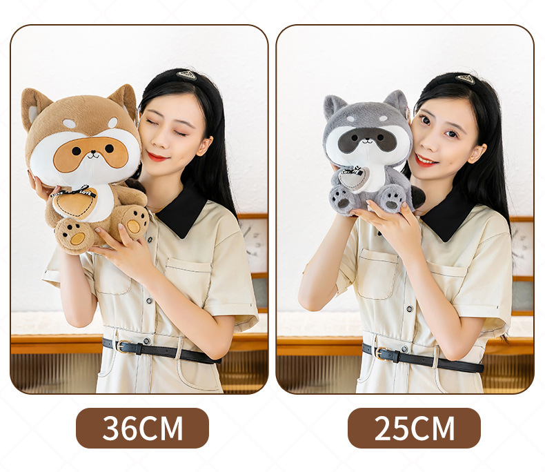 Plush Raccoon Toy 14