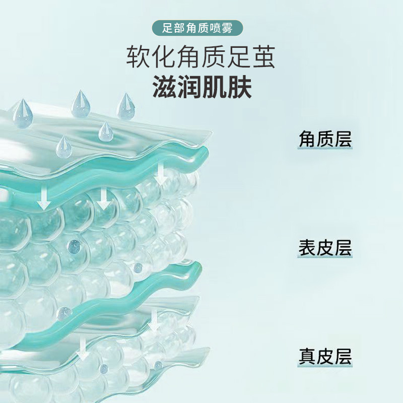 足部角质喷剂厂家脚垫脚后跟厚茧喷雾软化足部老茧角质抑菌液批发|undefined