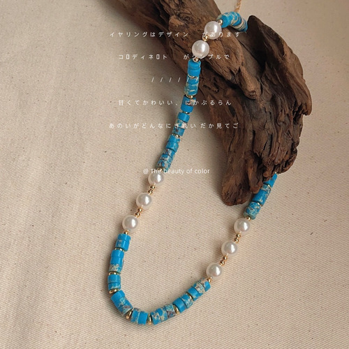 New Chinese style high-end 2024 natural stone necklace retro national style personalized clavicle chain temperament versatile neck necklace for women