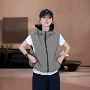 双面春秋连帽两面穿马夹