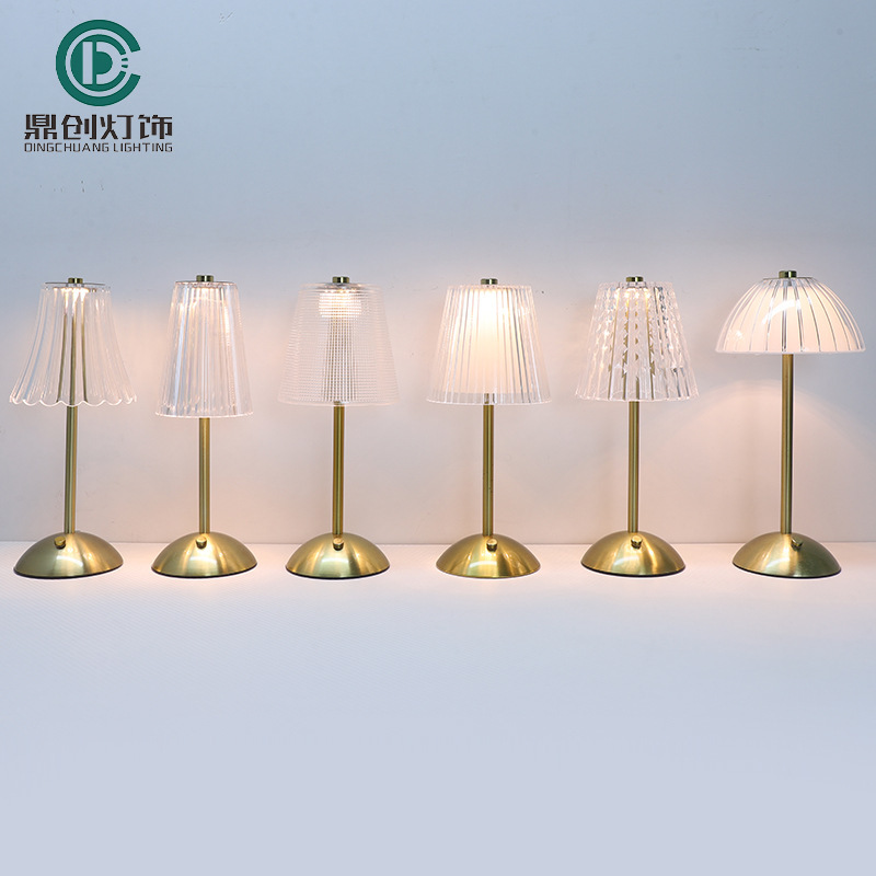 Cross-Border Led Metal Retro Decorative Table Lamp Nordic Dining Room Bedroom Lamp Simple Crystal Glass Atmosphere Night Light Cross-Border Led Metal Retro Decorative Table Lamp Nordic Dining Room Bedroom Lamp Simple Crystal Glass Atmosphere Night Light