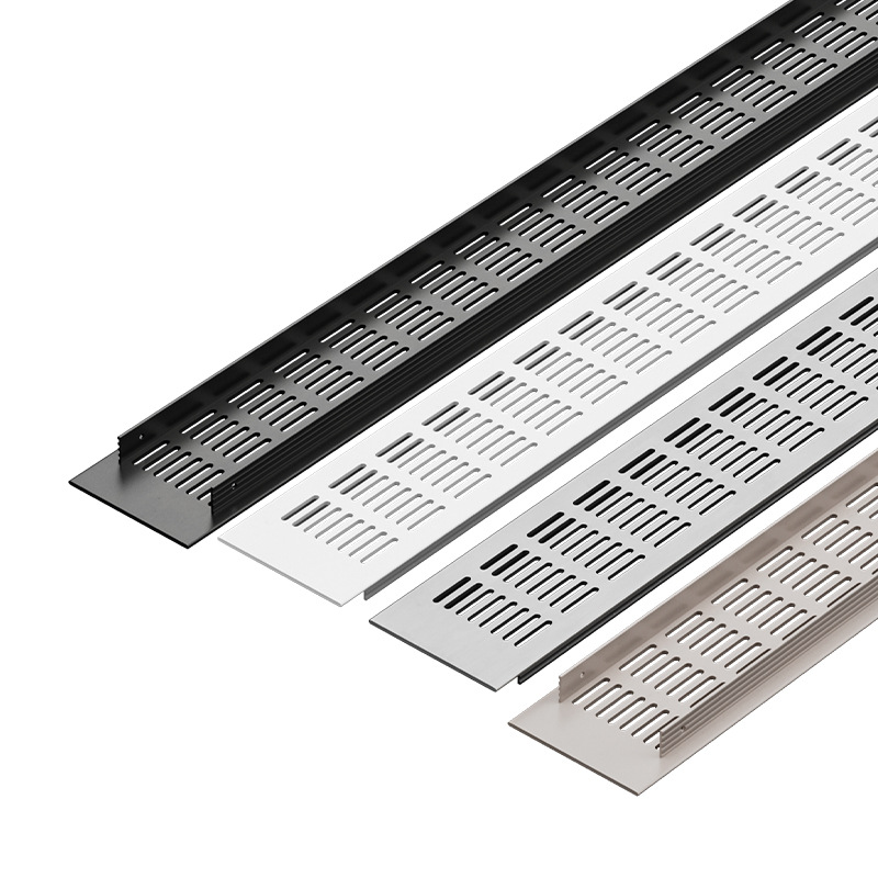 Gabinete de aleación de aluminio ventilador de red de zapato cubierta de ventilación cubierta de ventilación cubierta de ventilación de rejilla de disipación de calor