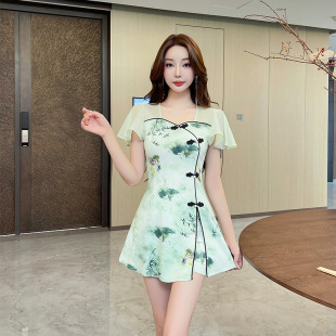 Summer New New Chinese Style Suit Slim Fit Elegant 6006 Dress