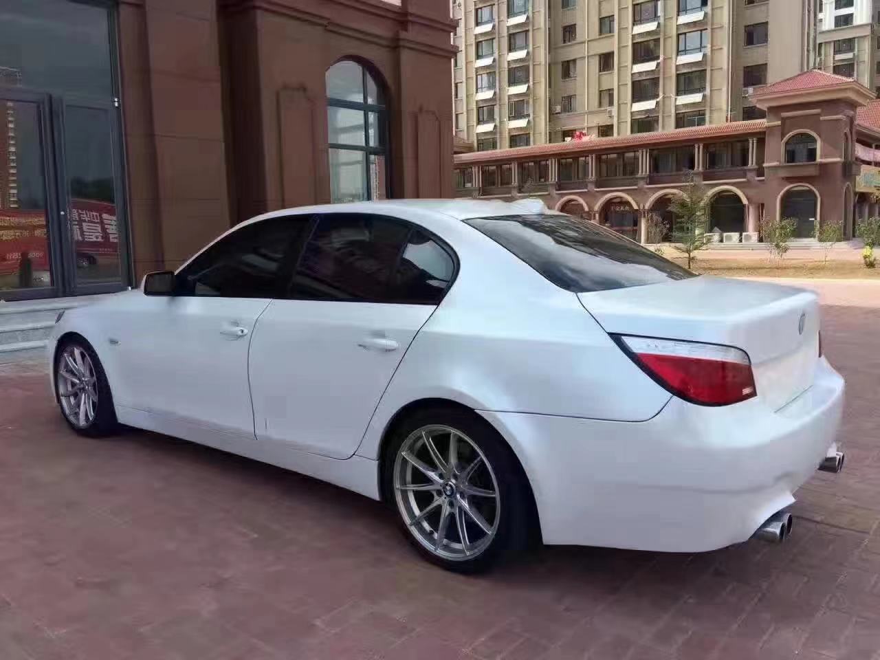 Suitable for 04-10 Bmw 5 Series Modified M5 Large Surround 1m Front and Rear Bumpers, Side Skirts, Center Grille, Rear Wing E60 Kit