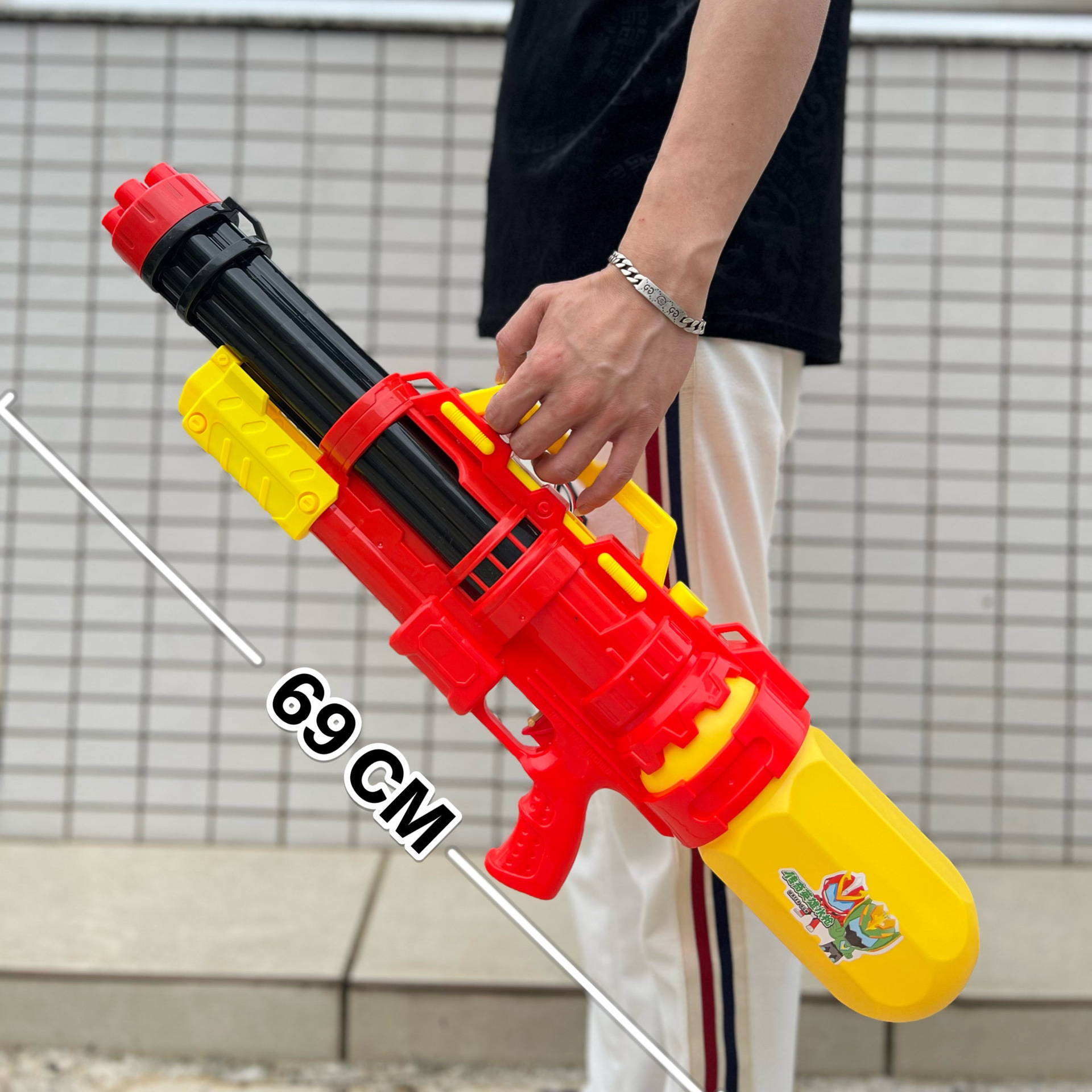 夏の超大型高圧水鉄砲玩具大容量吸引式水鉄砲屋外ビーチ水遊びインタラクティブ玩具