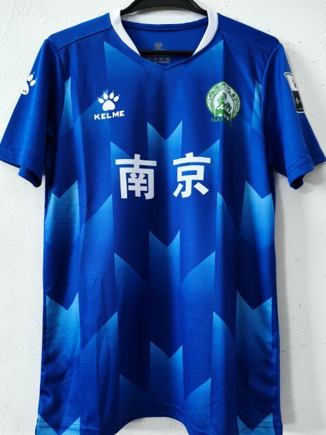 【2025江蘇都市サッカーリーグ】蘇州サッカーナンキンカラーメイフットボールユニフォームトップ半袖3Dジャージ|undefined