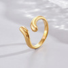 Design advanced ring, accessory, Japanese and Korean, high-quality style, simple and elegant design, on index finger