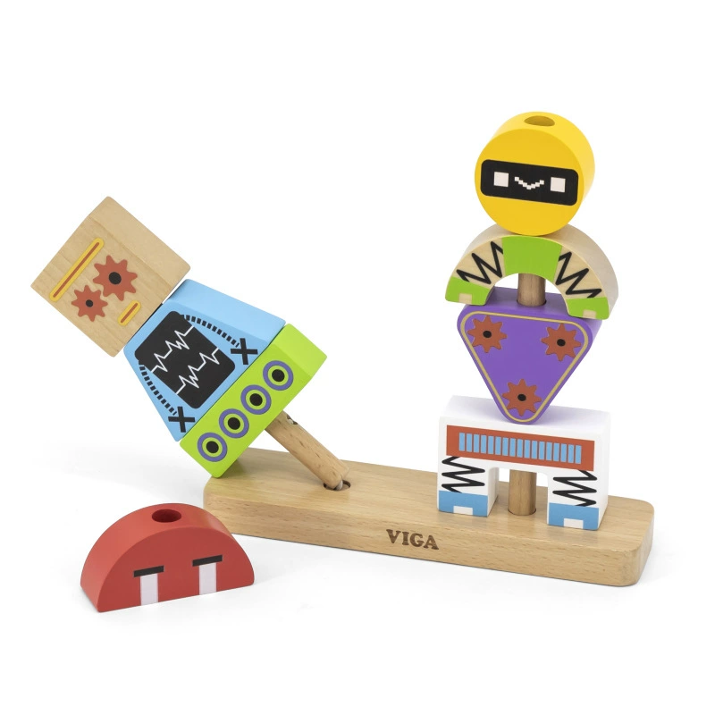 VIGA Robot, конструктор, башня, настольная игра, игрушка, семейный стиль