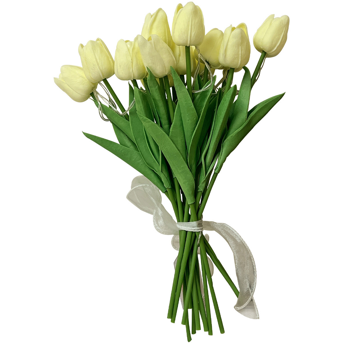 Simulación de lámparas de flores tulipanas lámpara de noche lámpara LED batería lámpara hecha a mano decoración de dormitorio cabecera lámpara de atmósfera