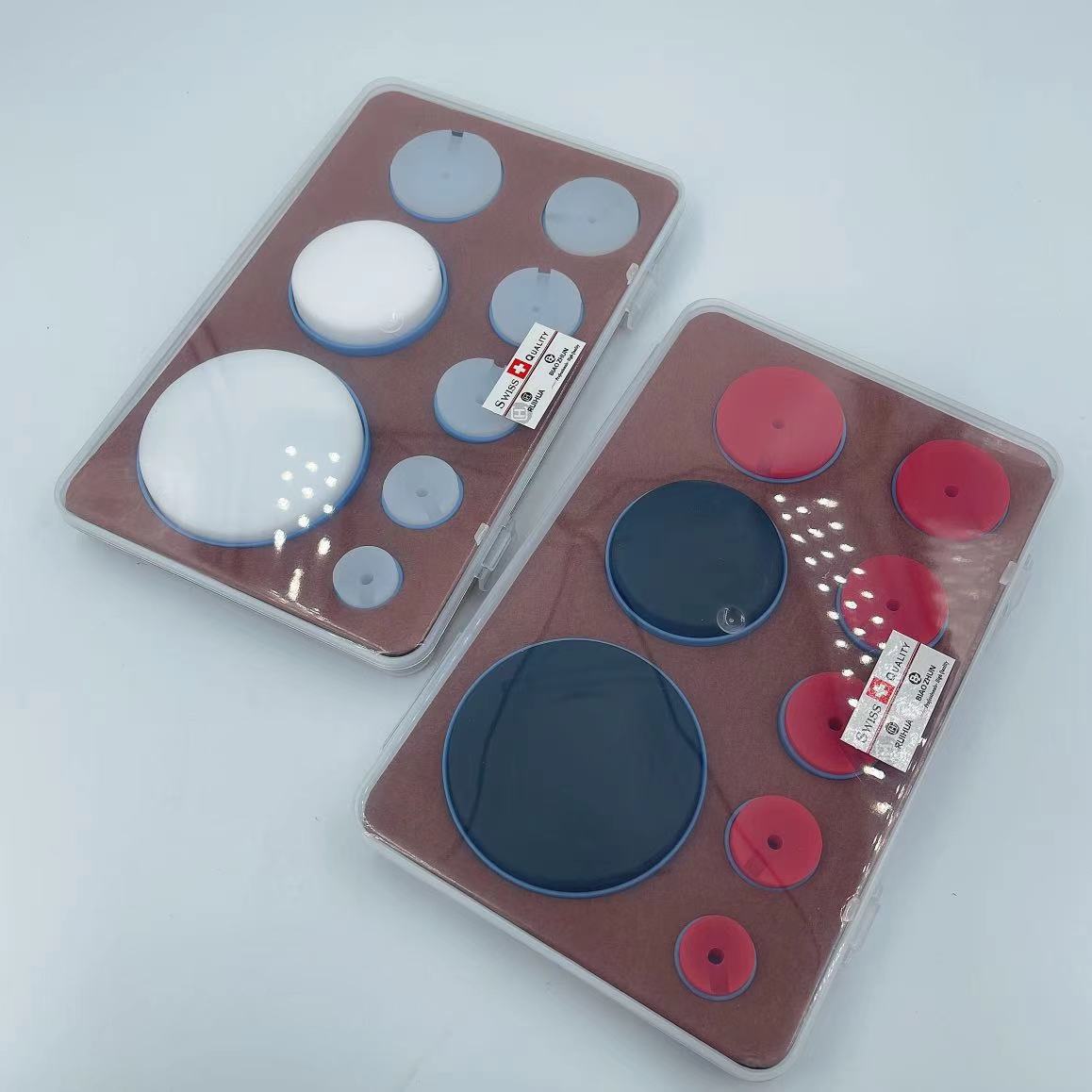 维修机芯卡座 手表机芯垫 维修固定座 修表工具 一套7个底座