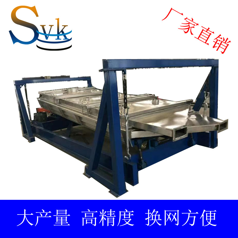 供应碱粉摇摆筛 粉体精细筛分的大产量方形摇摆筛(图)高频