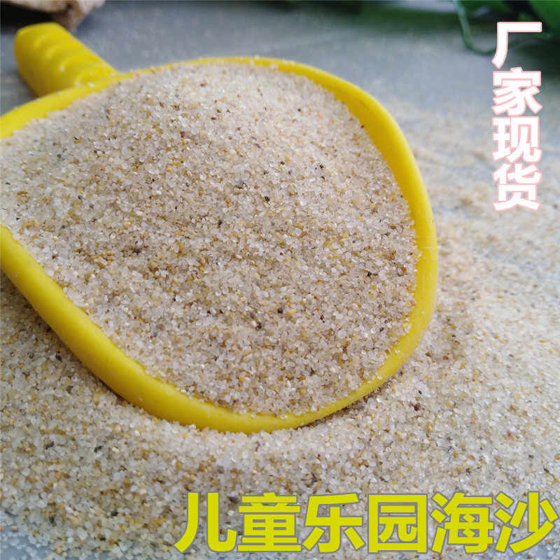 30-60目水洗石英砂儿童海沙大连幼儿园沙池白沙乐园无尘圆粒海砂
