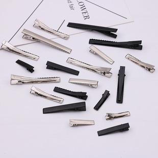 diy jewelry accessories side card headdress metal jewelry material hairpin square clip duckbill clip hairpin