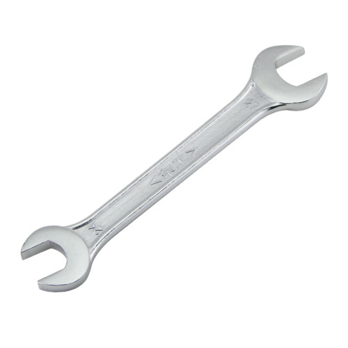 Donggong open double-ended dead wrench, chrome-plated, thickened dual-purpose fork wrench, industrial-grade auto repair tool 14-17