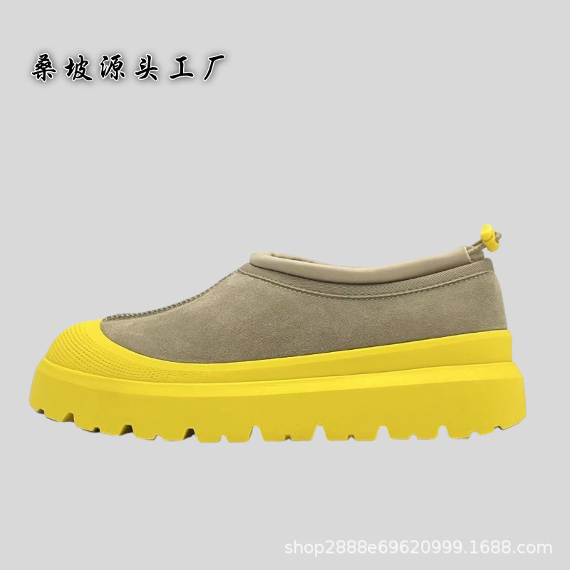 Henan Sanpo snow boots, low-top candy-colored wool snow boots, new Tasman casual couple snow boots