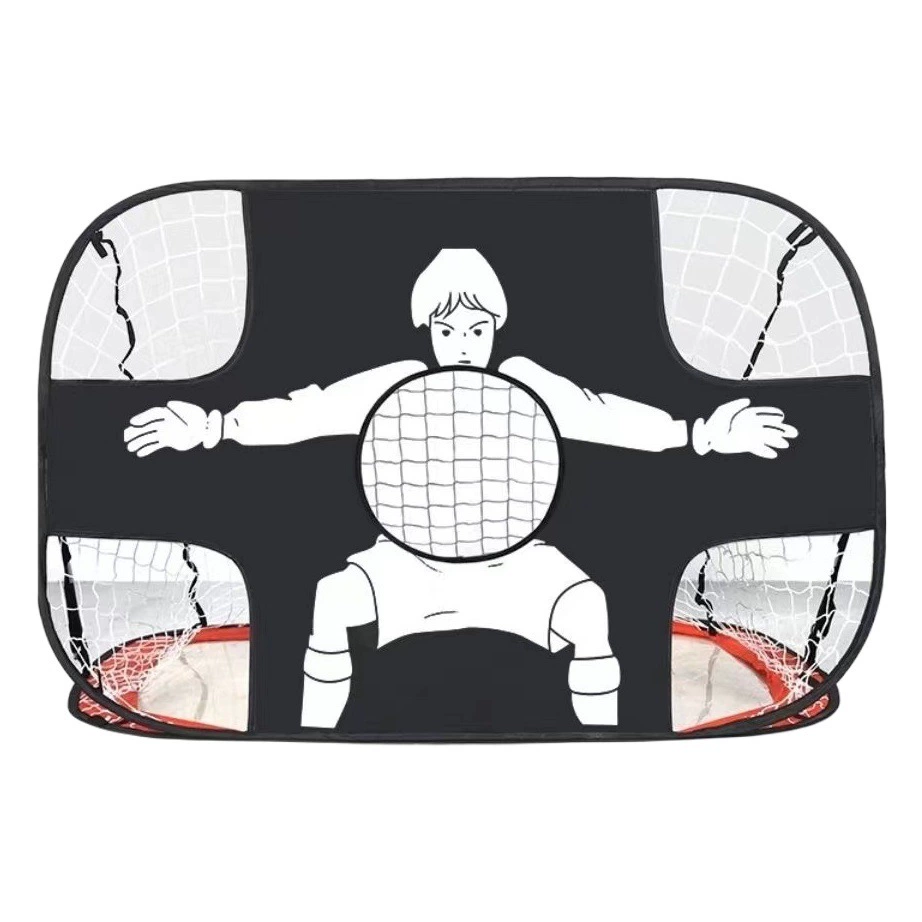 Детская Портативная Складная футбольная дверь-гуманоид, быстро открывающаяся сетка, подвижная спортивная игрушка на открытом воздухе, игра для родителей и детей