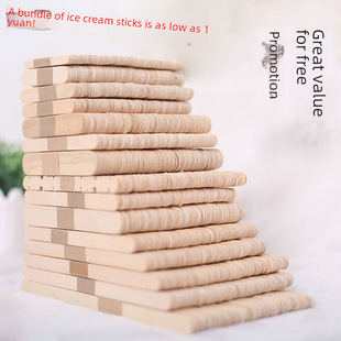 Material, ice cream stick, cotton swabs, handmade, handicrafts