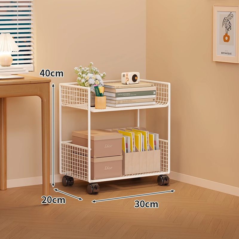 Estante Organizador Estrecho Multicapa, De piso para Baño