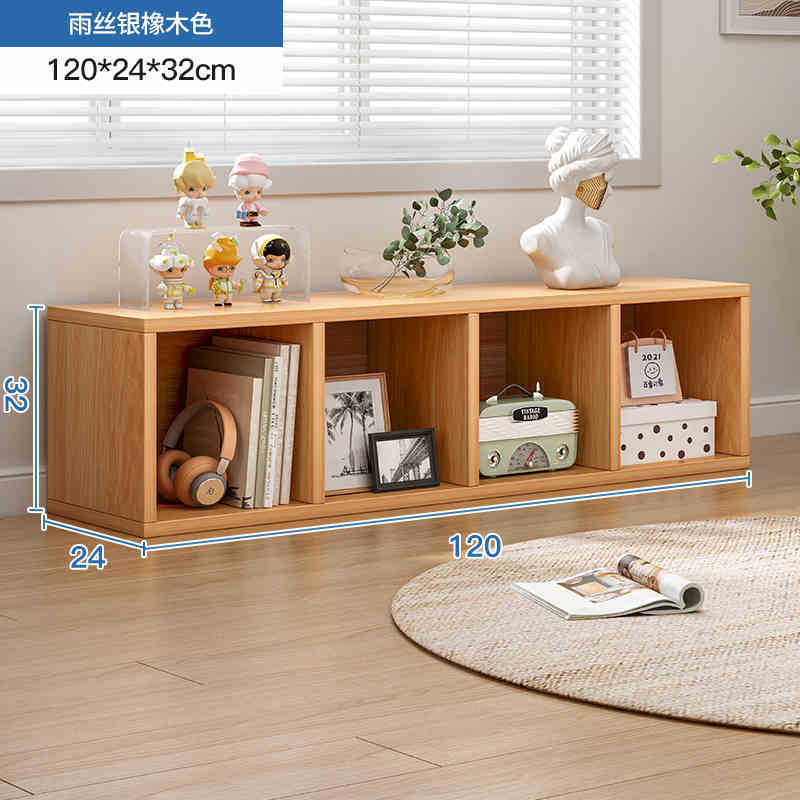 Armario de cama de dormitorio, armario bajo, combinación libre de armario de ventana, armario de tira larga al final de la cama, armario de almacenamiento a prueba de polvo, armario de almacenamiento de rendija estrecha