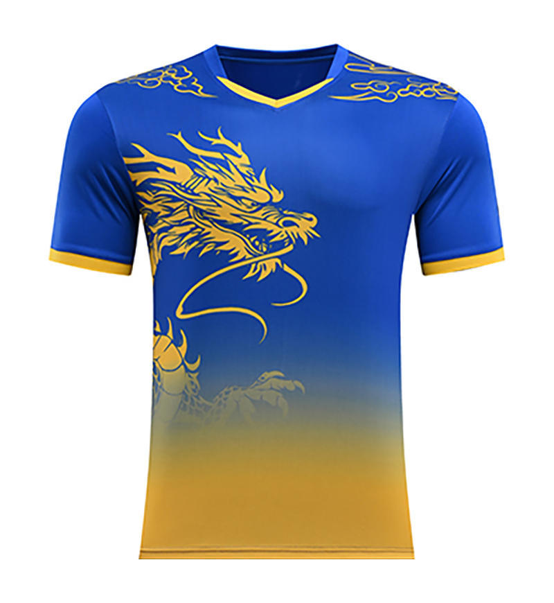 Trajes de fútbol trajes de entrenamiento con patrón de dragón mangas cortas 2025 nuevos trajes deportivos de carreras de barcos dragones