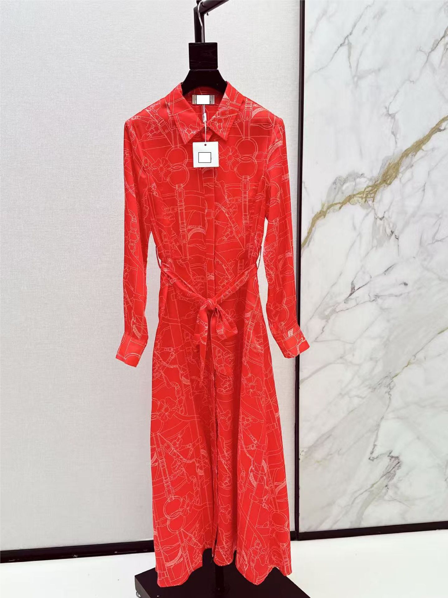 Summer elite silk dress