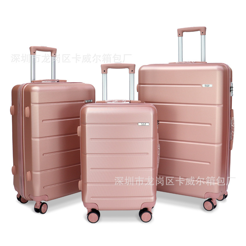 Casual Travel Password-Protected Trolley Suitcase, Durable Abs Spinner Suitcase, 20/24/28 Set, Export Carry-On Luggage Casual Travel Password-Protected Trolley Suitcase, Durable Abs Spinner Suitcase, 20/24/28 Set, Export Carry-On Luggage