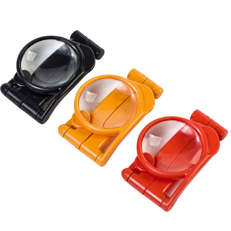 Заводская увеличительная стеклянная 8-кратная Акриловая линза для детей и пожилых людей, ручная ручка, устойчивая к падению, портативные игрушки для науки и образования на открытом воздухе