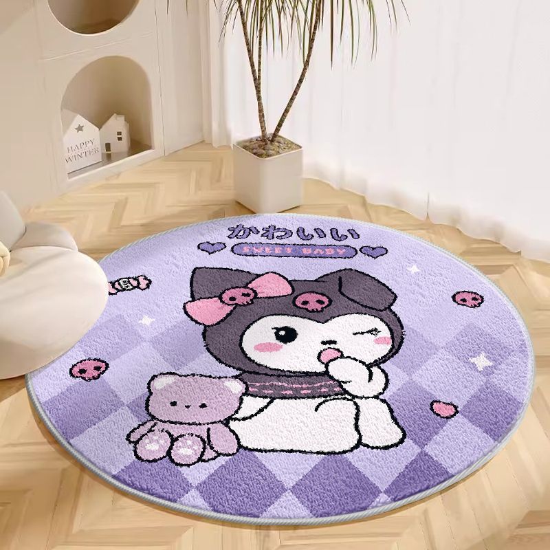 다이아몬드 보라색 곰 쿠로미 모자