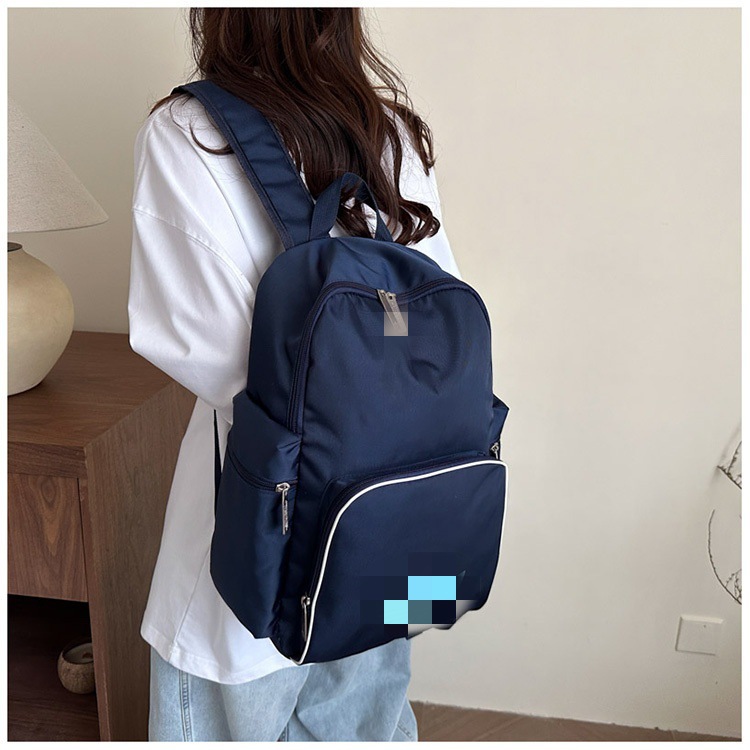 Cross-Border Trendy Fashion Backpack Large Capacity Commuter Campus Style Outdoor Leisure Travel Lightweight Sports Backpack