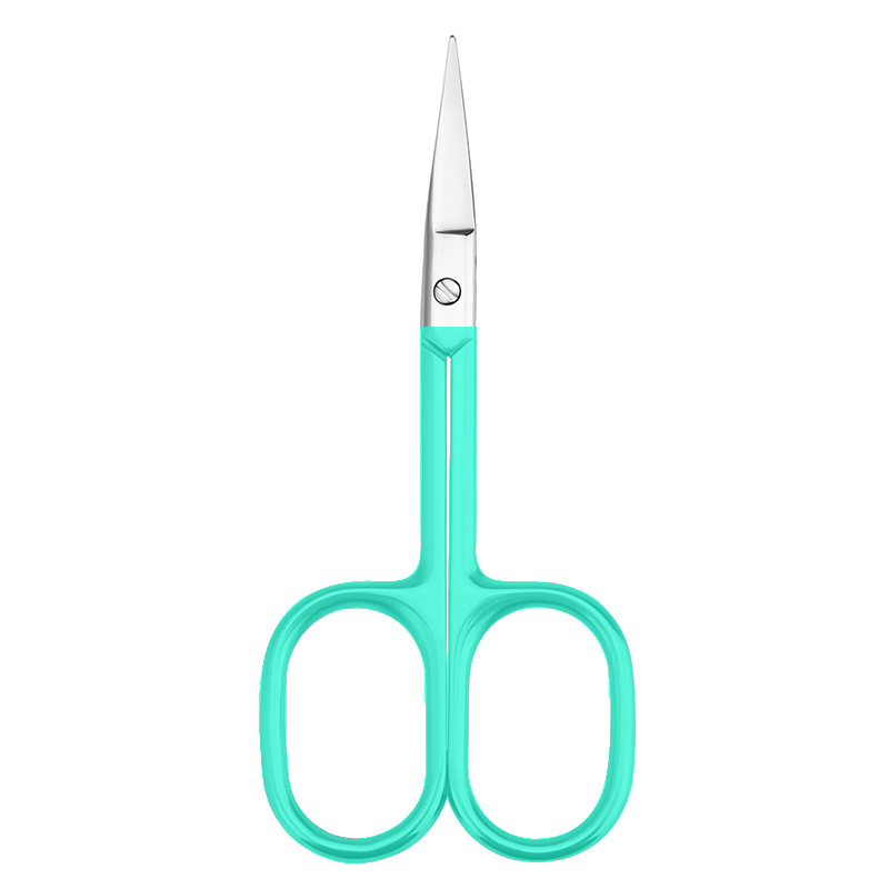 파란색 눈썹 가위