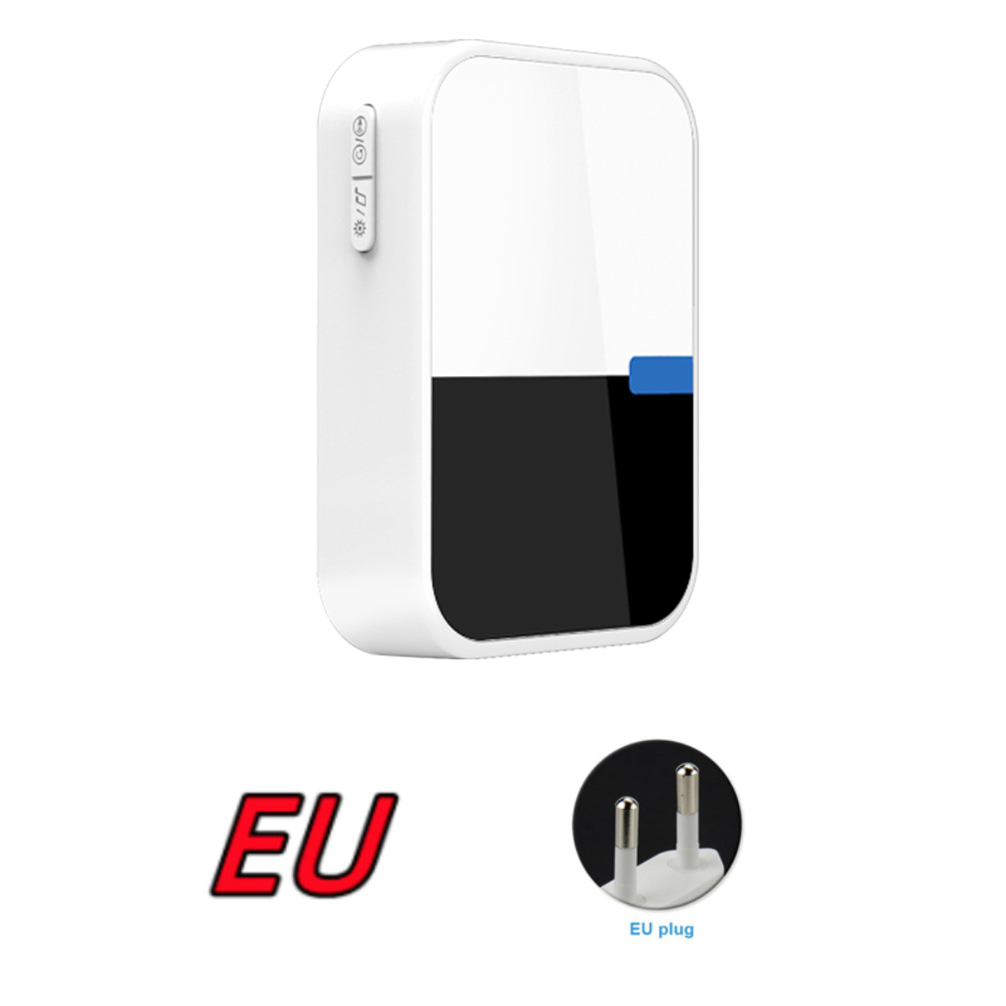 [Battery] remota pared penetrable inalámbrica timbre electrónico de cuatro niveles de alto volumen de llamada recordador CR2032