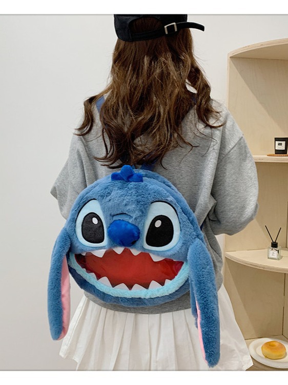 Large transparent stitch blue