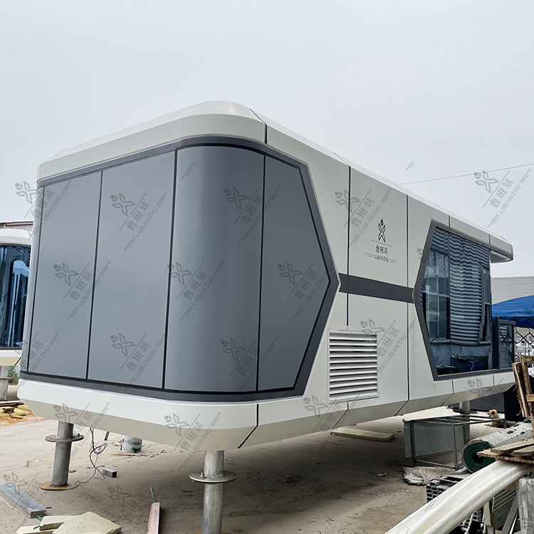 Internet celebridad paisaje espacio cápsula B & B integrado casa móvil Fuerza cabina inmersiva tecnología experiencia Hotel