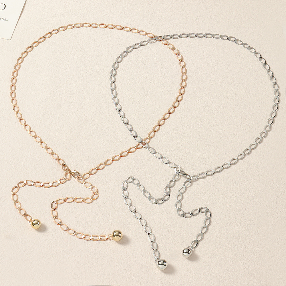 Chain Sequin Pendant Simple Single Layer Waist Chain Wholesale Jewelry Nihaojewelry display picture 4