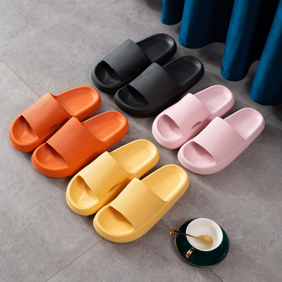wholesale Mute slipper Home network infra-red Home Furnishing slipper The thickness of the bottom light household Shower Room lovers sandals