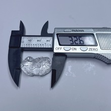 天然白水晶湾头金钱貔貅吊坠配饰 diy手串挂饰配件 简约百搭 批发