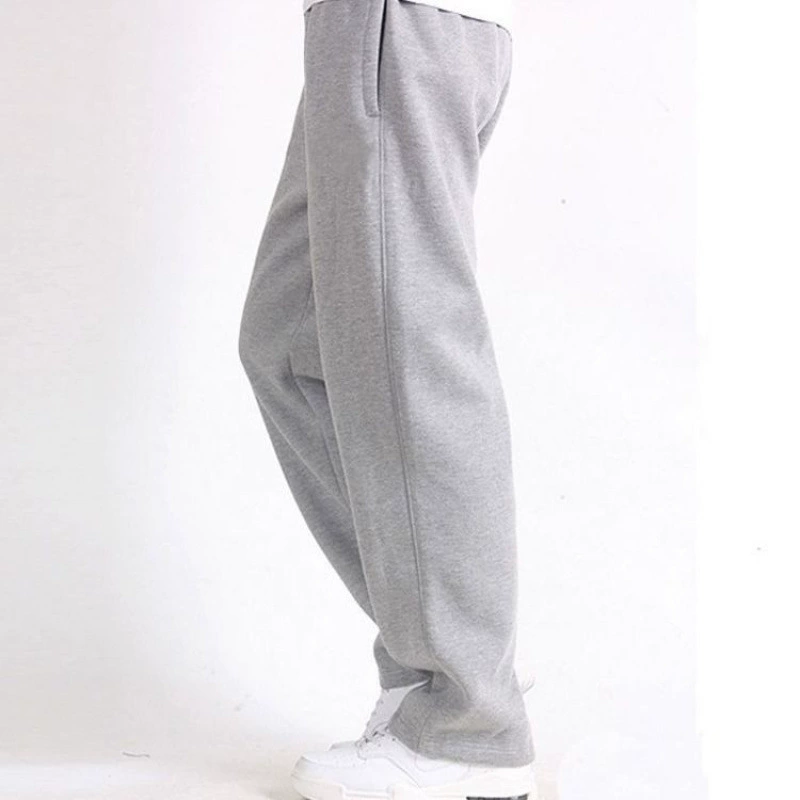 Demi-season thin knitted trousers, plus size