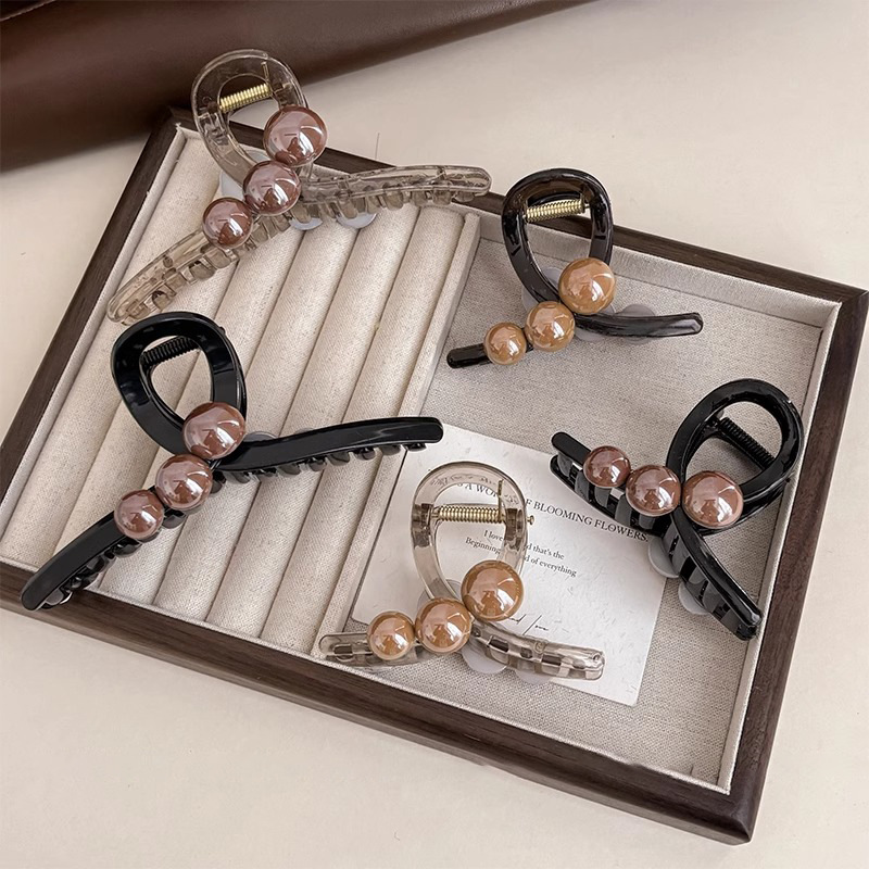 Cantidad de cabello menos agarrar clips para mujeres de alta calidad 2025 nuevo clip de cabello de cabeza media clip de tiburón tocado clip de cabello