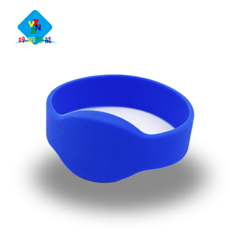 供应复旦F08高频14443A射频ic手环 rfid防水硅胶健身手环
