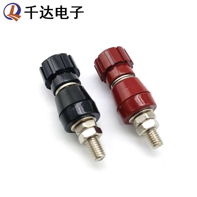 M5大电流接线柱端子107胶木绝缘接线柱5mm接线柱 全铁/半铜